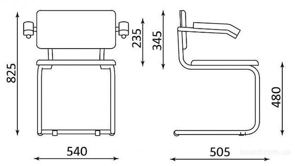Стул офисный Сильвия Arm (Е)