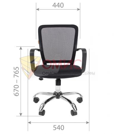 Кресло офисное CHAIRMAN 698 chrome