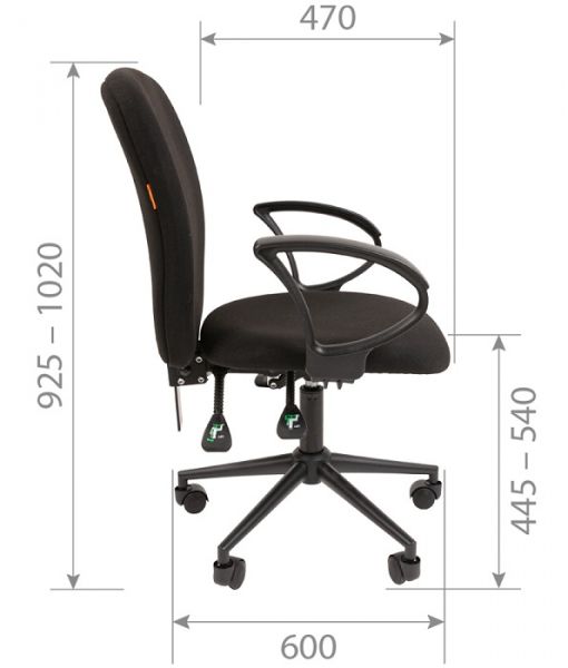 Кресло офисное CHAIRMAN 9801 black