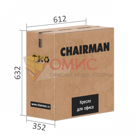 Кресло офисное CHAIRMAN 698 chrome