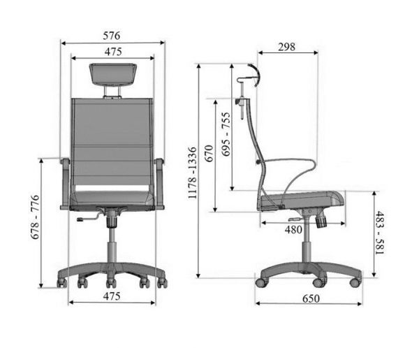Кресло офисное ErgoLife Sit Air B2-7 (хром)