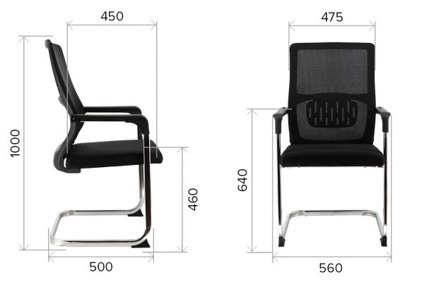 Стул для посетителей Everprof EP-510 Сетка