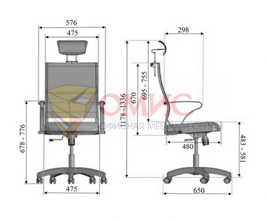 Стул офисный ErgoLife Sit Air B2-1