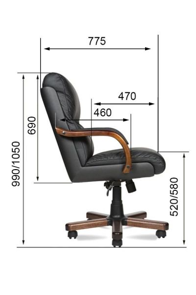 Кресло руководителя Премиум VIP B LX (Вип Б люкс)